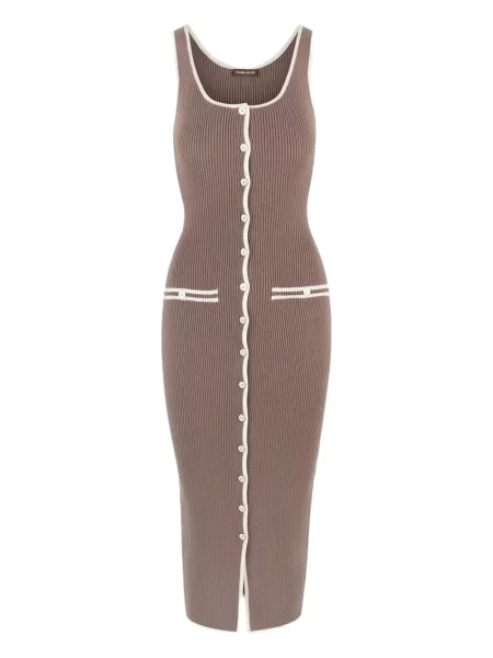 Rochie midi Manière De Voir până la genunchi de costum maro