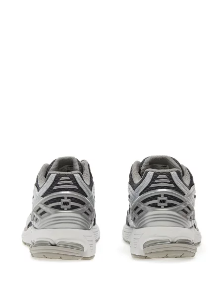 Велурени маратонки New Balance 530 с висока талия с принт сиво
