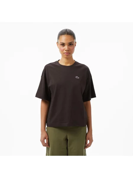 Футболка Lacoste коричневая