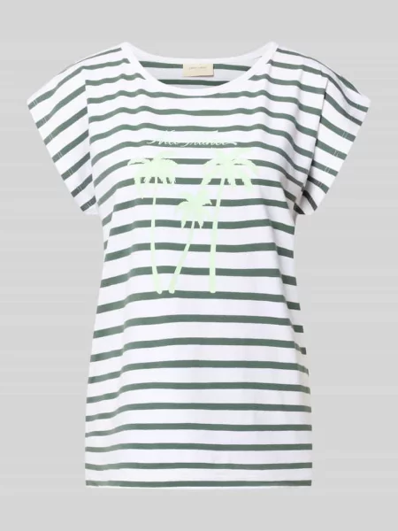 T-shirt z nadrukiem z motywem model Fenjal' Free/quent