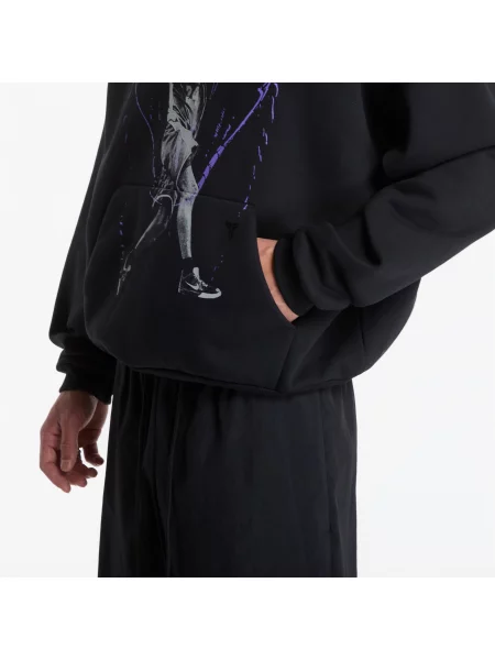Baschet hanorac cu glugă Nike negru