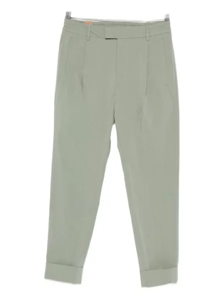 Pantaloni Hosio plisate verde