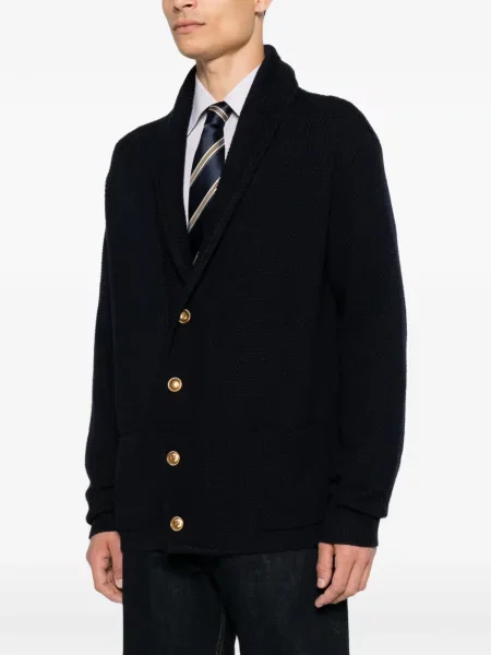 Gulerat cardigan Valentino Garavani albastru