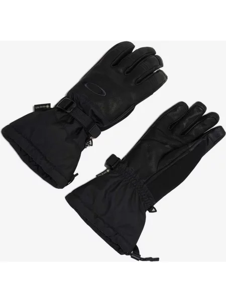 Rękawice Oakley Ellipse Goatskin Gauntlet błyszczące M czarne