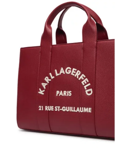 Torbica KARL LAGERFELD Tamnocrvena