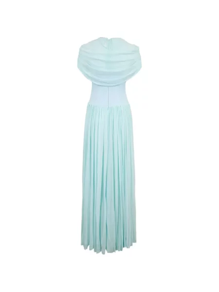 Rochie maxi Simkhai drapată albastru
