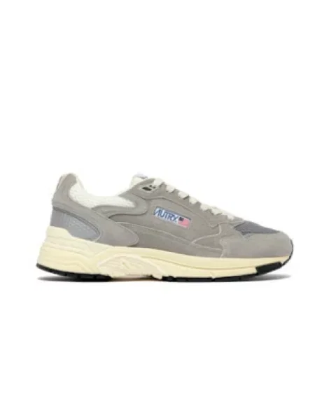 Sneakersy Autry skórzane szare