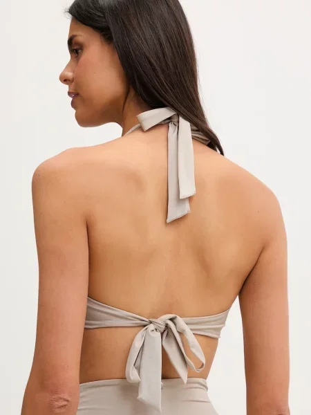 Max Mara Beachwear biustonosz kąpielowy ALOA beżowy