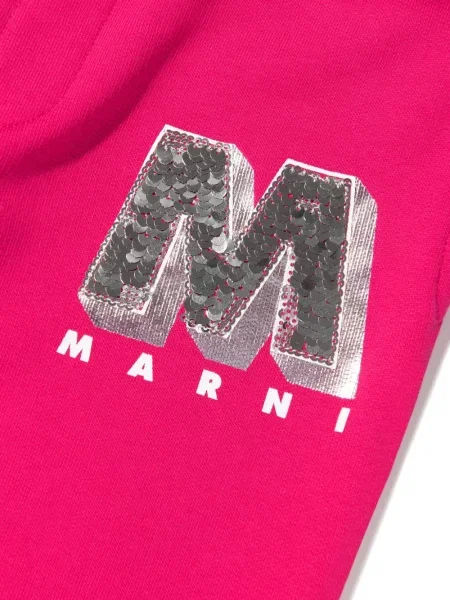 Spodnie dziecięce Marni różowe