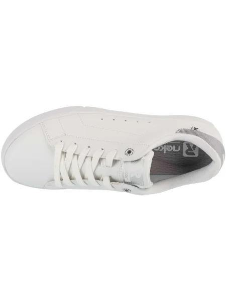 Sneakerși Rieker alb