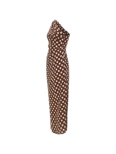 Rochie maxi Faithfull The Brand cu buline maro