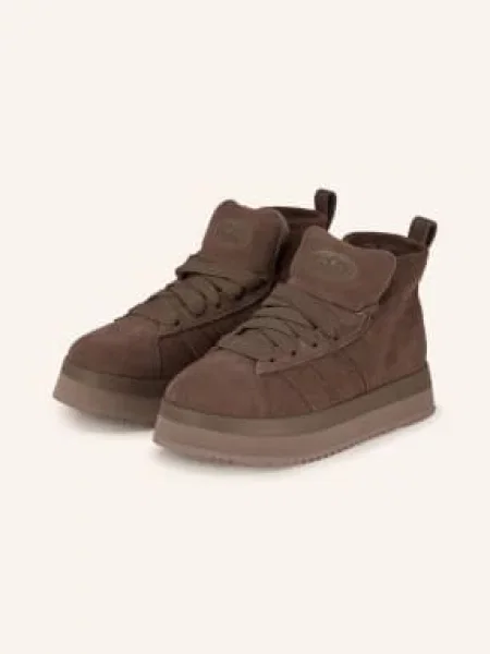 Adidas Originals Vysoké Tenisky Campus Winter Mid hnědá