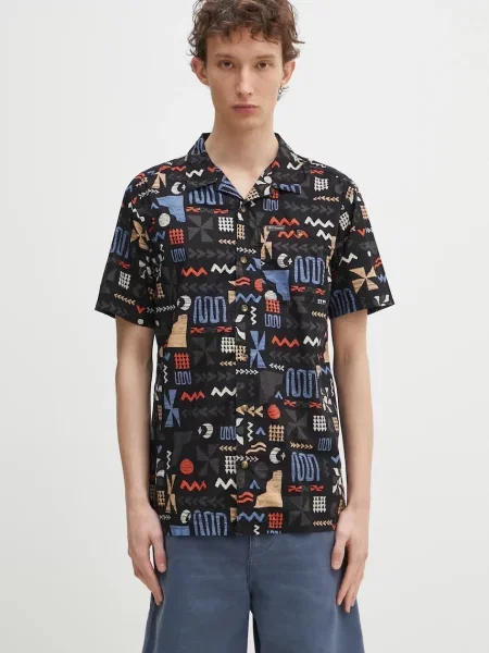 Columbia camasa din Pine Canyon Short barbati regular negru