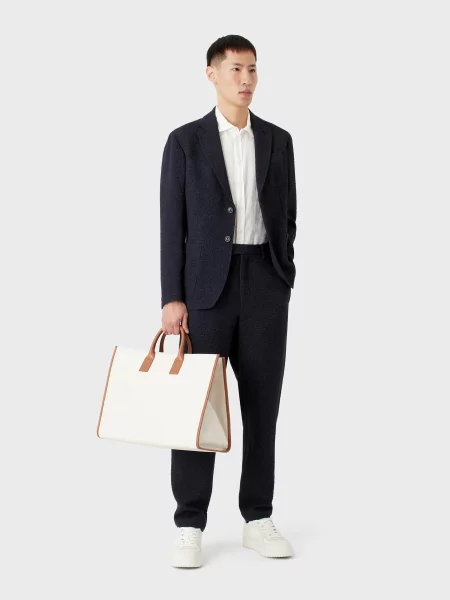 Рубашка Emporio Armani с длинным рукавом белая