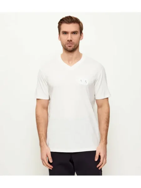 Armani Exchange Tricou alb