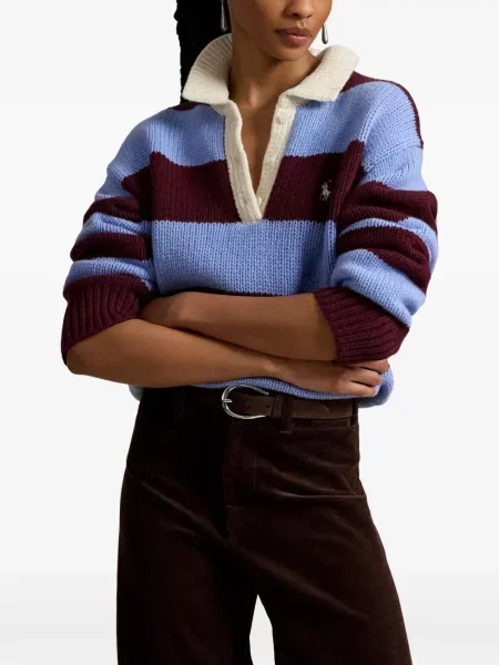 Велурени бягане с яка чорапи Polo Ralph Lauren синьо