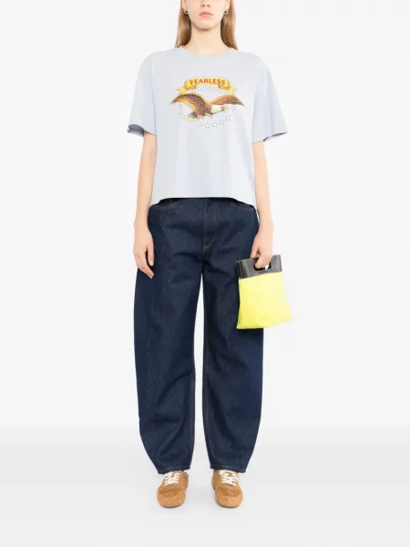Tricou Melt cu imagine albastru