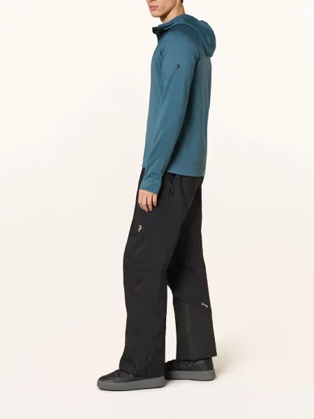 Peak Performance Bunda Midlayer Hood černošedá