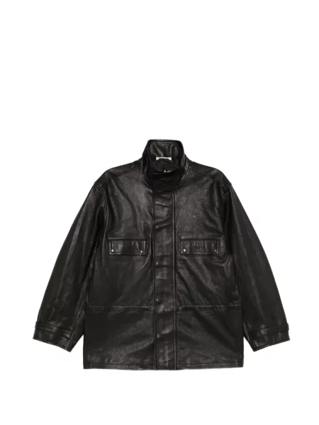 Geanta de piele Auralee negru