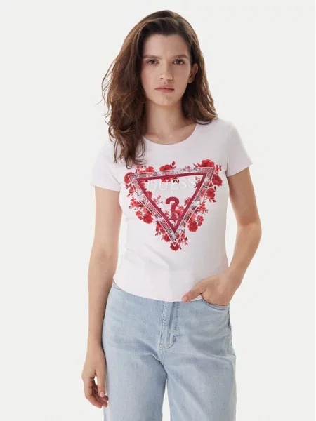 Guess T-Shirt różowy