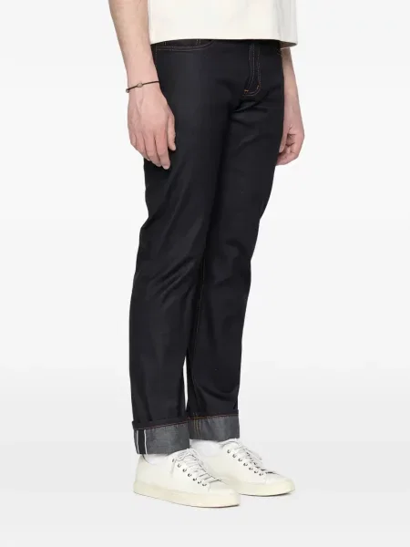 Blugi Naked And Famous albastru
