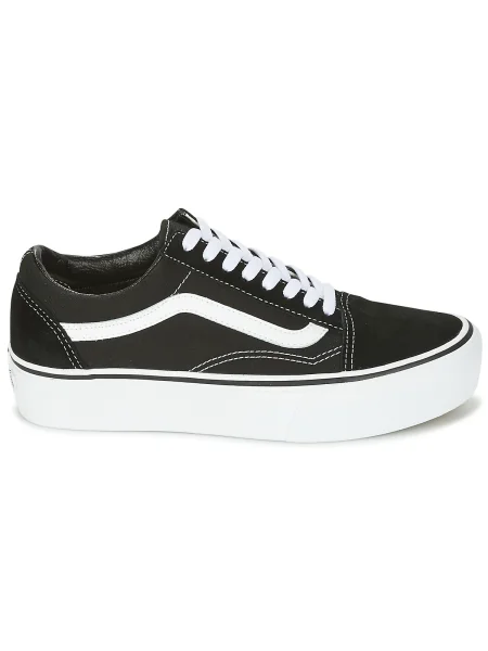 Tenisky Vans Old Skool na platforme čierna