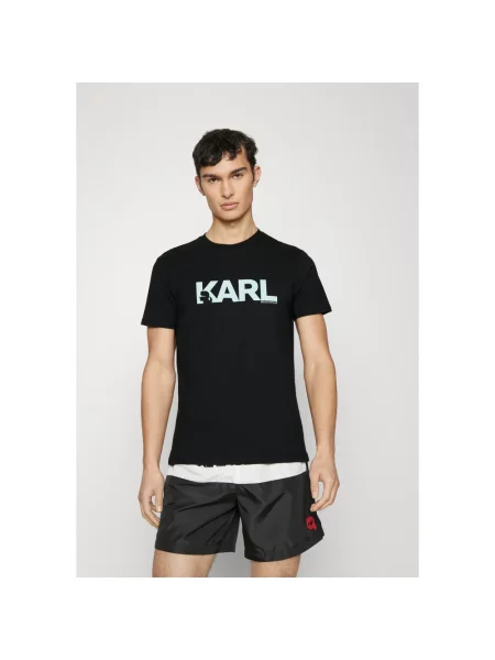 Koszulka Karl Lagerfeld czarna