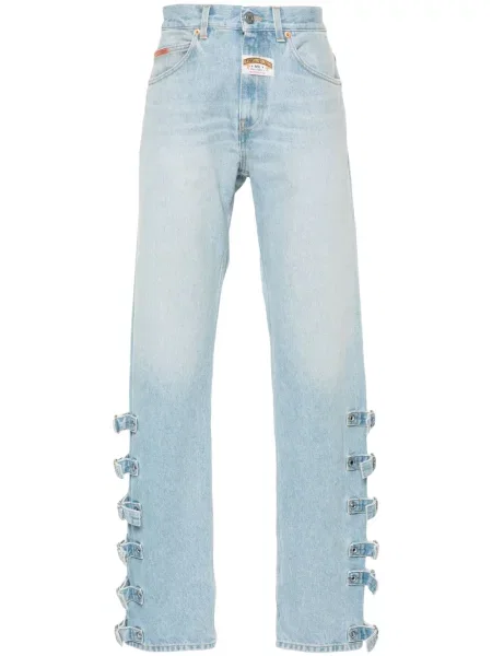 Blugi drepți Martine Rose albastru