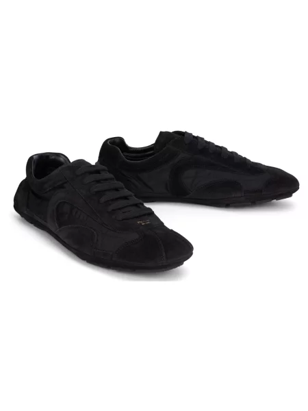 Sneakersy Prada skórzane czarne