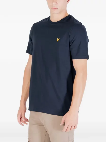 Tricou Lyle & Scott cu decolteu rotund albastru