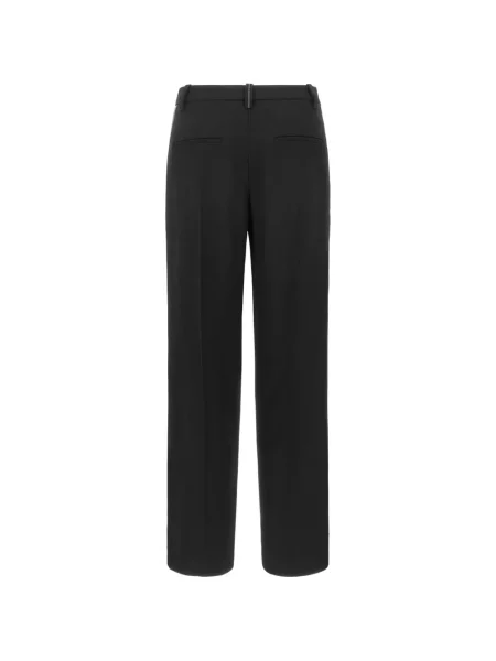 Pantaloni Brunello Cucinelli de lână negru