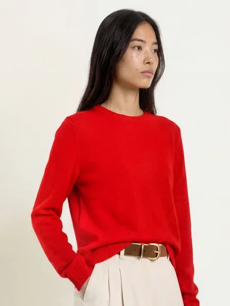 Milano Italy Sweter rot czerwony