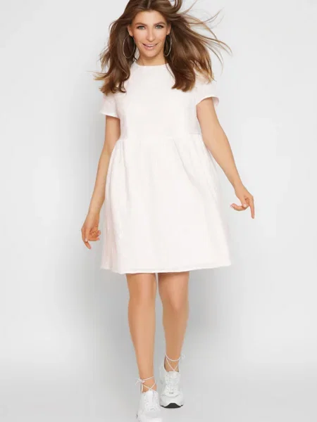 CARICA Сукня міні білий