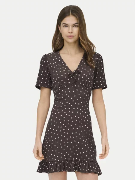 ONLY Rochie ONLMOLLY închis / alb maro