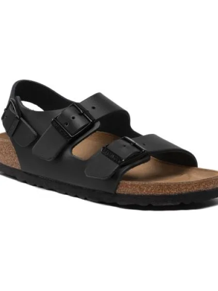 Kožené sandále Birkenstock Milano čierna