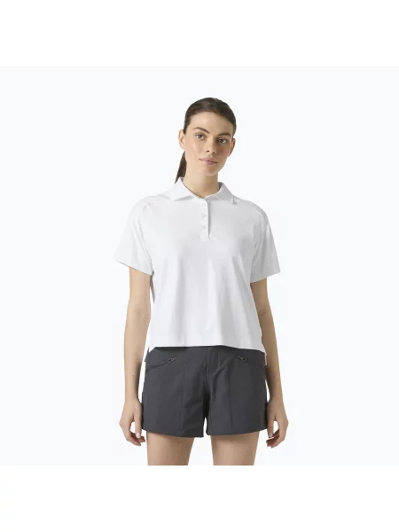 Tricou polo pentru femei Helly Hansen Hp Salina Polo white alb