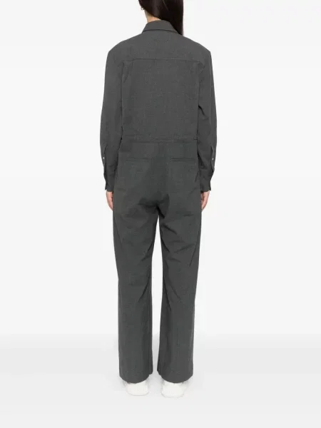Salopetă Lacoste cu broderie gri