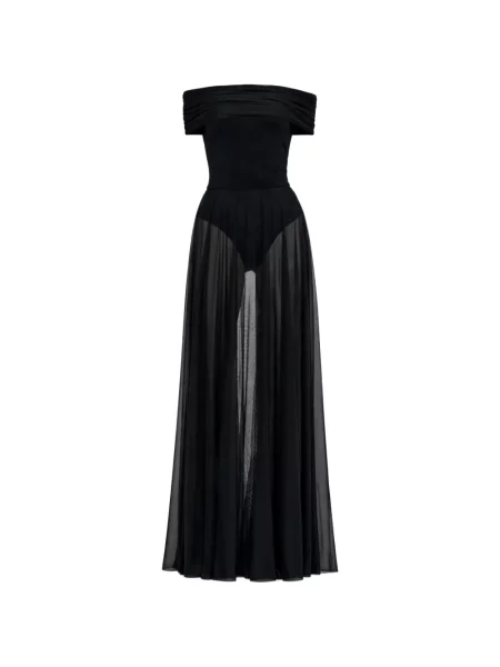 Rochie maxi Norma Kamali negru
