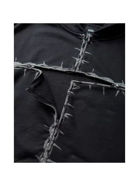 Bluza z kapturem Vans z kapturem czarna
