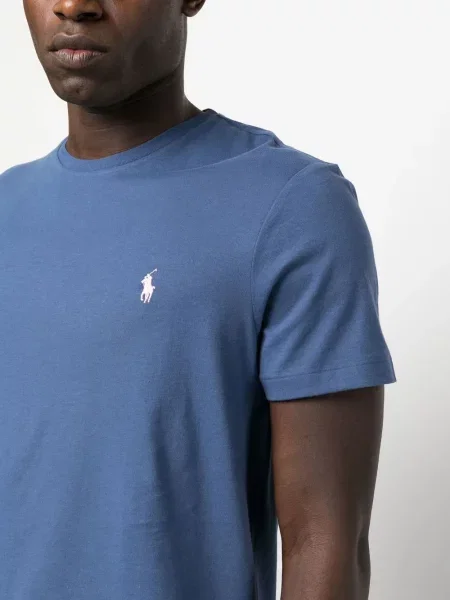 Μπλούζα Polo Ralph Lauren με κέντημα μπλε