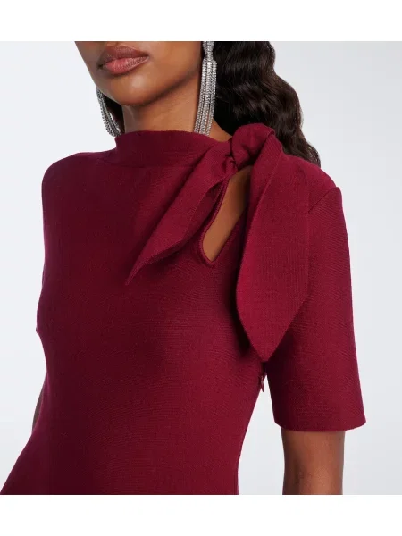 Rochie midi Oscar De La Renta de lână