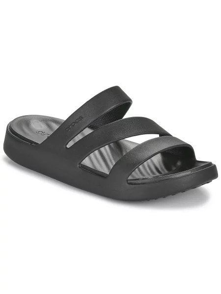 Pantofle Crocs na ramínka černé