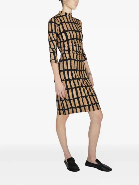 Rochie midi Proenza Schouler cu imagine până la genunchi de costum
