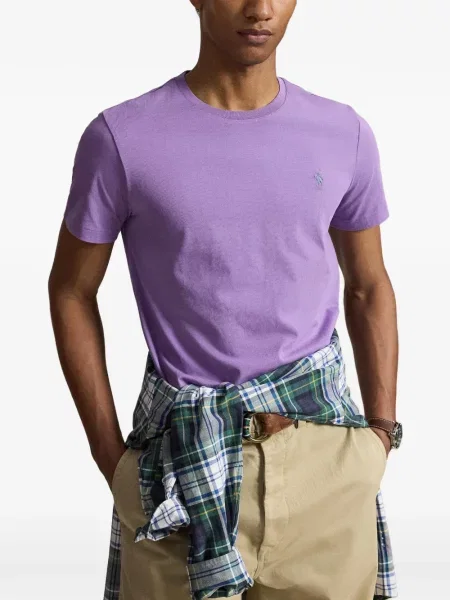Polo Polo Ralph Lauren από ζέρσεϋ με αυτόγραφο μαύρο