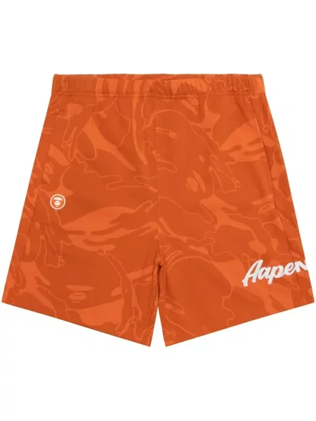 Pantaloni scurți Aape By A Bathing Ape portocaliu