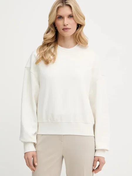 Calvin Klein bluza z aplikacją beżowy