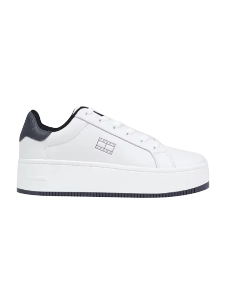 Sneakersy Tommy Jeans skórzane białe