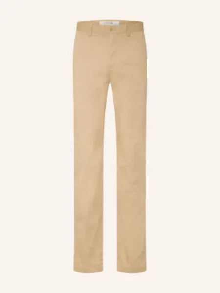 Lacoste Chinosy O Kroju Slim Fit beige beżowe