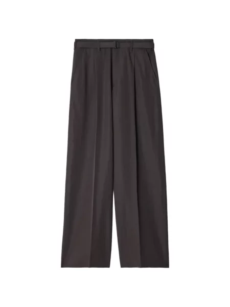 Pantaloni Lemaire de lână maro