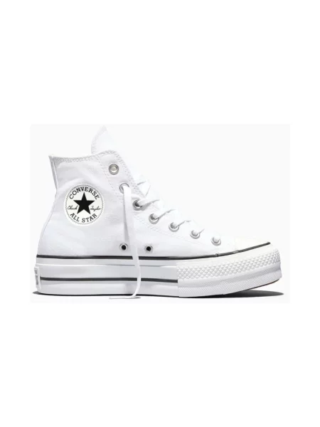 Sneakersy Converse Chuck Taylor All Star na platformie białe